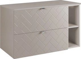 Meble łazienkowe, Kaszmir, 100 x 57 x 46 cm, uchwyty srebrne