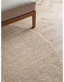 Kremowy okrągły dywan z juty ø 160 cm Bouclé Jaipur – Hanse Home