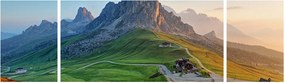 Obraz - Dolomity (170x50 cm)