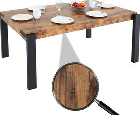 Stół do jadalni MCW-L53,  ciemny dziki dąb