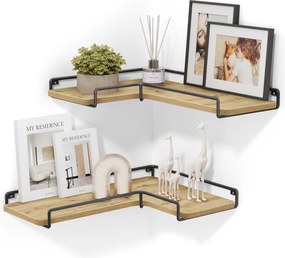 Półki 2 szt komplet, narożne - artisan - LLS831B88