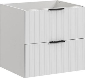 Szafka łazienkowa pod umywalkę wpuszczaną Adel 60 cm, biały mat