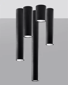 Plafon LAGOS 40 czarny SOLLUX  LIGHTING