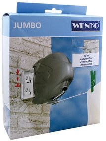 Zwijany sznurek na pranie Wenko Jumbo, dł. 15 m