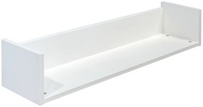Biała minimalistyczna półka ścienna - Erno 4S