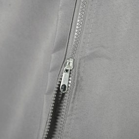 Outsunny Zasłony do pawilonu zestaw 4 sztuk jasnoszare do altany 3x4m 352x205 cm | Aosom PL