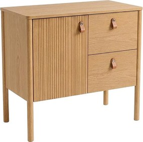 Szafka pod umywalkę stojąca 80cm fornir dębowy nablatowa JOY