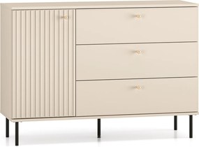 Komoda z szufladami i szafką Sophie 05, kaszmir