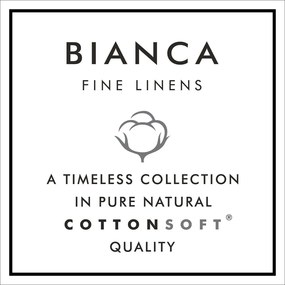 Biała bawełniana pościel dwuosobowa 260x220 cm Embroidery Leaf – Bianca