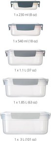 Pojemniki na żywność 5 szt. Nest – Joseph Joseph