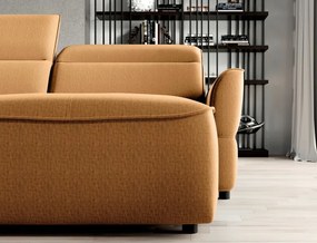 Narożnik MURILLO XL z elektryczną regulacją siedziska Lewostronny w tkaninie VOUGE 09 WERSAL