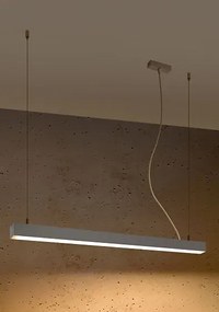 Srebrna lampa wisząca LED liniowa 4000 K - EX620-Pini