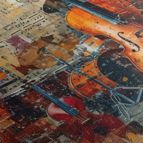 Obraz - Instrumenty muzyczne (70x50 cm)
