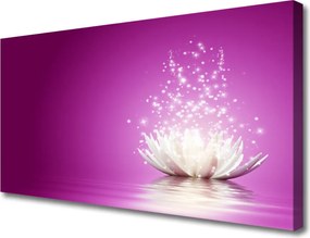 Obraz na płótnie Lotos na Spokojnej Wodzie