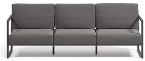 Ciemnoszara aluminiowa sofa ogrodowa Comova – Kave Home