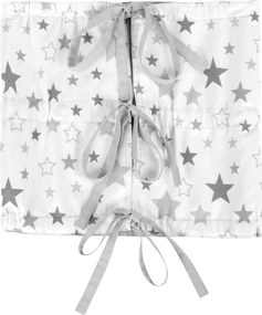 Bellatex Rożek dziecięcy Gwiazdy szary, 75 x 75 cm