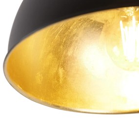 Inteligentna lampa sufitowa czarna ze złotem 28 cm z Wi-Fi A60 - MagnaxPrzemysłowy Oswietlenie wewnetrzne