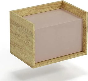 Szafka modułowa hikora + róż antyczny W6-W79