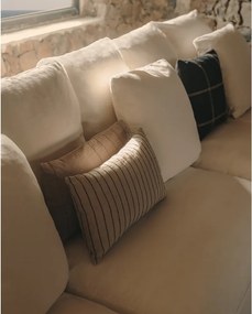Biała lniana sofa 340 cm Nora – Kave Home