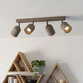 Eglo 44164 - Oprawa punktowa TILSTON 4xE14/40W/230V beżowa