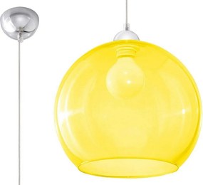 Lampa wisząca BALL żółta