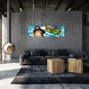Obraz - Skarb piratów (170x50 cm)