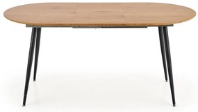 Stół jadalny BALNOR dąb/czarny