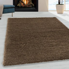 Ciemnobrązowy dywan 200x290 cm Fluffy – Ayyildiz Carpets