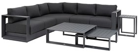 Narożnik aluminiowy dla 5 osób MADRID NEW (antracyt)