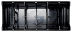 Organizer pojemnik kuchenny na torebki z przyprawami 30x13x8 cm (Czarny)