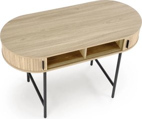 Biurko z owalnym blatem B51 Halmar