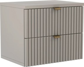 Wisząca szafka nocna beżowa A7-R35
