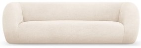 Kremowa sofa z materiału bouclé 230 cm Essen – Cosmopolitan Design