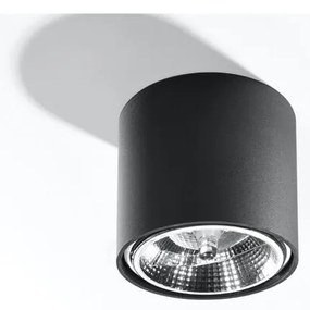 Czarna lampa sufitowa Nice Lamps Luigi