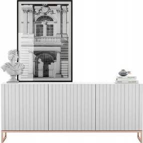 Komoda TAL 3D 168 biała mat