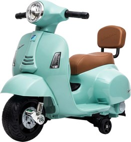 AIYAPLAY Elektryczny motorek dziecięcy Mini Vespa GTS 6V z akumulatorem litowym, ergonomiczne siedzisko i oparcie 1,5-3 lat | Aosom PL