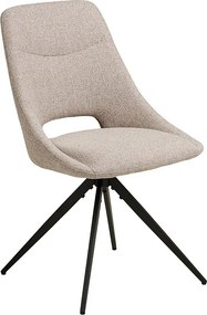 Zestaw 2 Krzeseł Dokka, Beżowy, 57,5x52x87,5 cm, Kendra Home