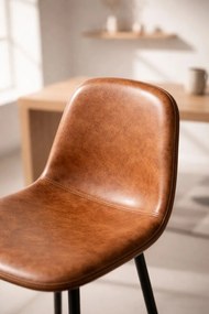 Stoek Veki w stylu vintage ze sztucznej skóry