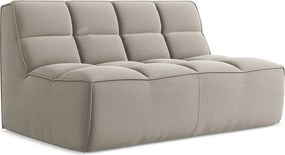 Modułowa sofa 2-osobowa - z tkaniny welwetowej - kreci - KALAI