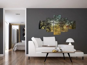 Obraz wschodu słońca (125x70 cm)