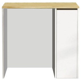 Szafka do pralki Saly White and Walnut