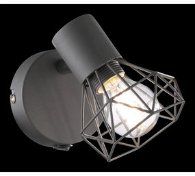 Czarna lampa punktowa 8x14 cm Ran – Fischer &amp; Honsel