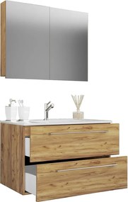 umywalka do mebli łazienkowych Badinos Dąb miodowy W. 111 x S. 80 x G. 46 cm