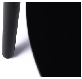 Czarne okrągłe stoliki zestaw 2 szt. ø 88 cm Adda – Unique Furniture