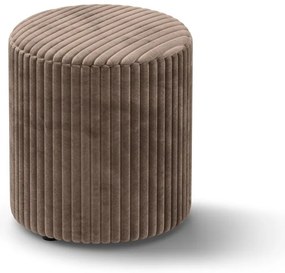 Brązowy sztruksowy puf Dia – Micadoni