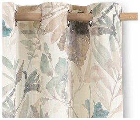 Kremowa/szaroniebieska zasłona 135x250 cm Celesta – Restilo