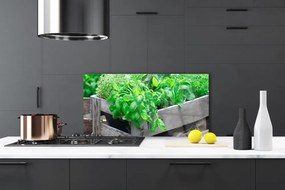 Szkło nad Blatem Botaniczny Splot Liści