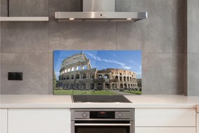 Szkło do Kuchni na Ścianę Majestatyczne Rzymskie Koloseum