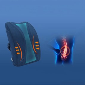 4Home Poduszka lędźwiowa z pianki z pamięcią Relax, 40 x 35 x 12,5 cm