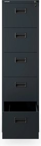 Szafa kartotekowa metalowa antracytowa: SARA V5, 460 x 1625,5 x 600 mm